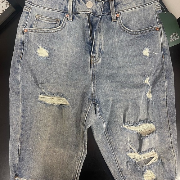 wild fable Pants - Wild Fable Denim Distressed Bermuda Short